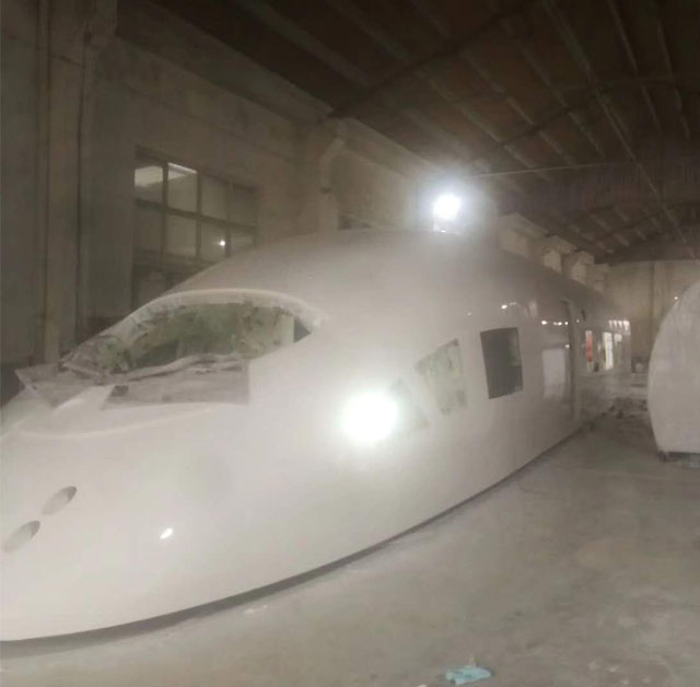 如皋市高铁模型